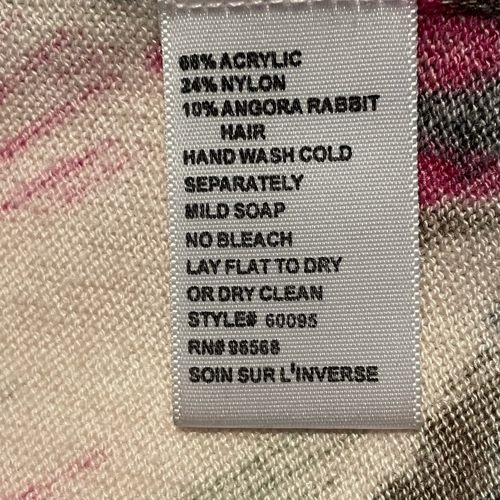 Charlotte floral one button cardigan sweater for women in size S. - Picture 8 of 8